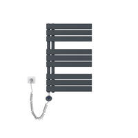 HEIZKÖRPER Elektrisch WLAN Thermostat Anthrazit - Anthrazit, Metall (50/76.2/5.9cm) - EMKE