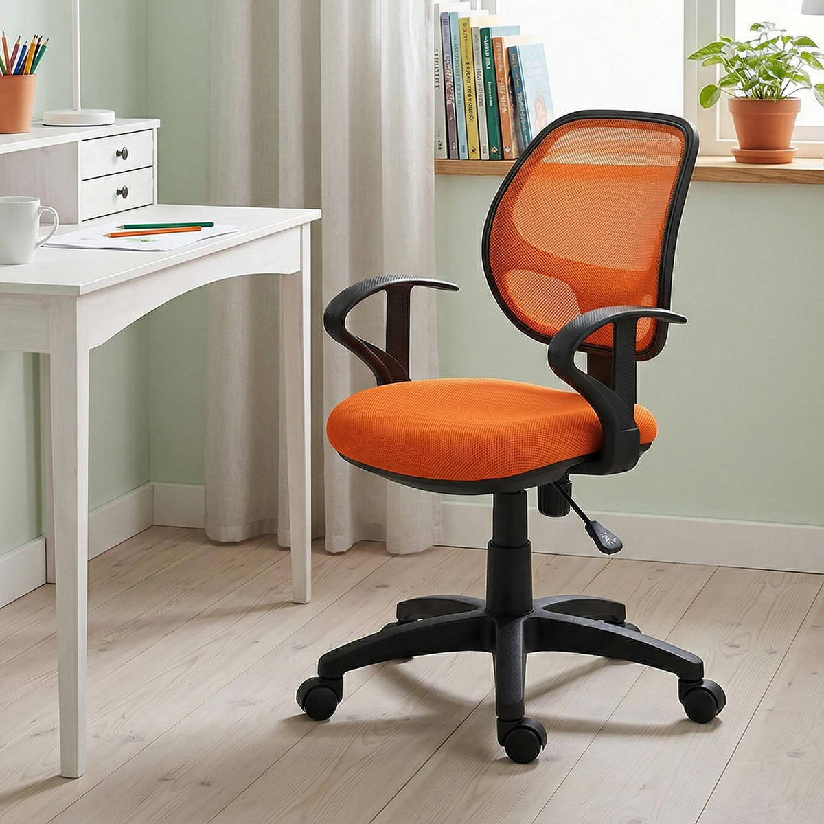 KINDERDREHSTUHL COOL - Orange, Textil (58/97/58cm) - IDIMEX