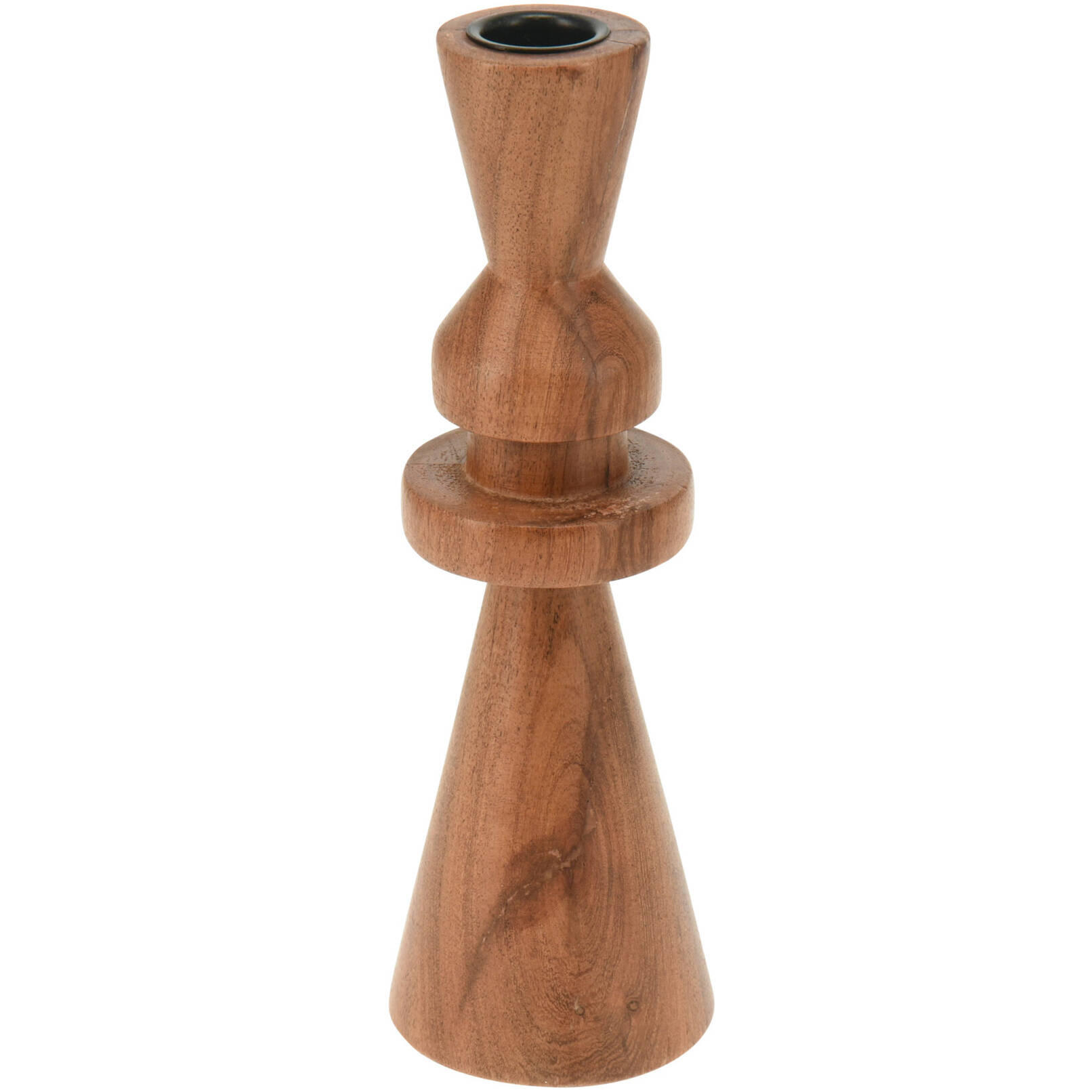 KERZENHALTER Akazie 22 cm - Braun, Holz (7/22/7cm) - Home Styling Collection