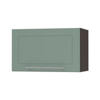 KLAPPHÄNGESCHRANK Kvantum W4B/60 Mint Matt / Lava Matt 60 / 32,5 / 36cm - Dunkelgrau/Mintgrün, Holz/Holzwerkstoff (60/36/32.5cm) - Feldmann-Wohnen
