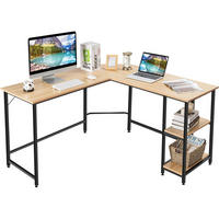 DATORBORD Natur - Naturfärgad, Träbaserade material (138/138/75cm) - COSTWAY