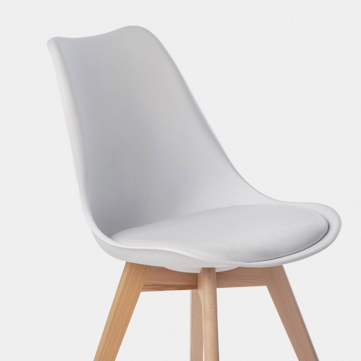 ESSZIMMERSTUHL Kler Weiß 48 cm x 82 cm 4er-Set - Weiß, Kunststoff (48/82/57cm) - Klast Home