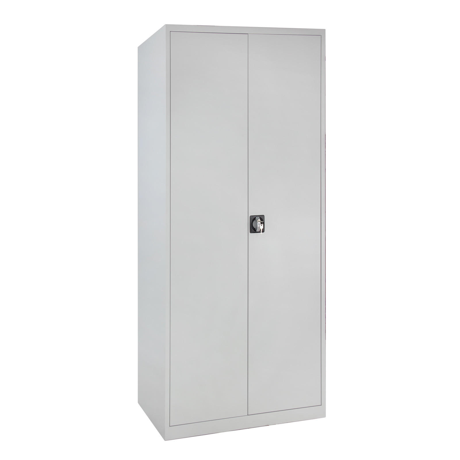 Proregal Flügeltürenschrank Grau 92x195x42 cm