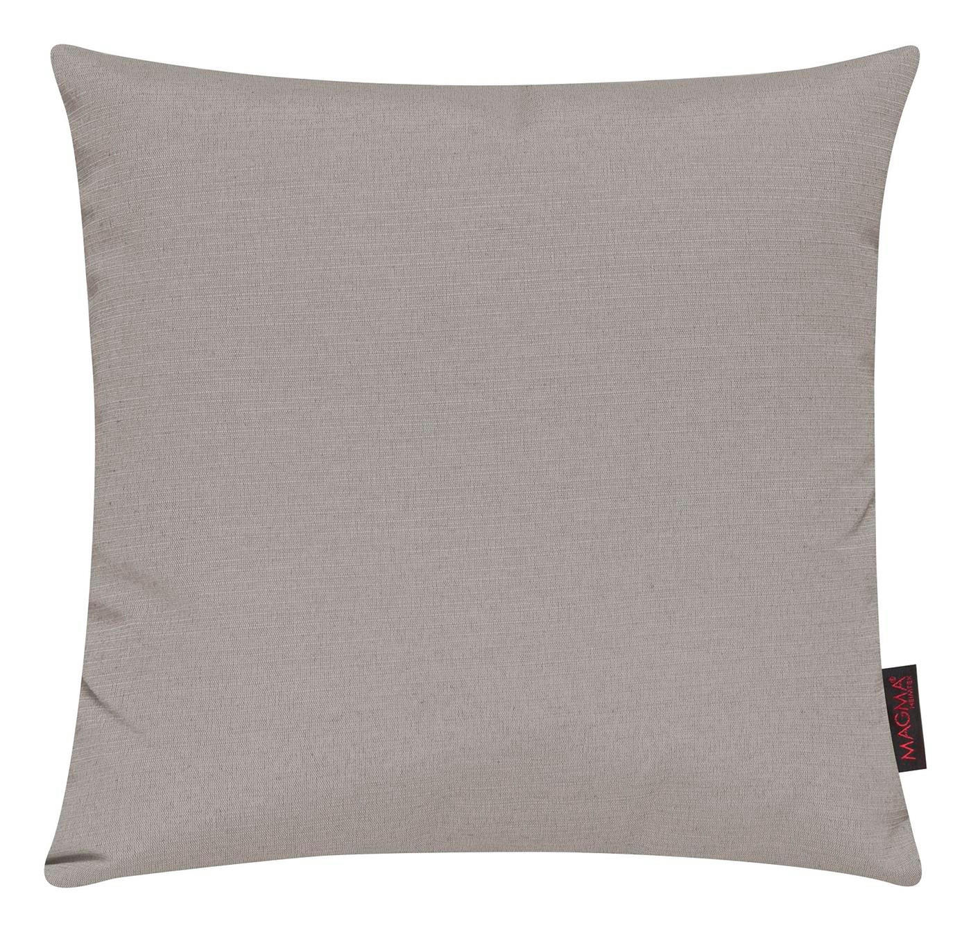 KISSENHÜLLE 2er Set Fino uni 40/40 cm - Taupe, Textil (40/40cm) - Magma Heimtexx