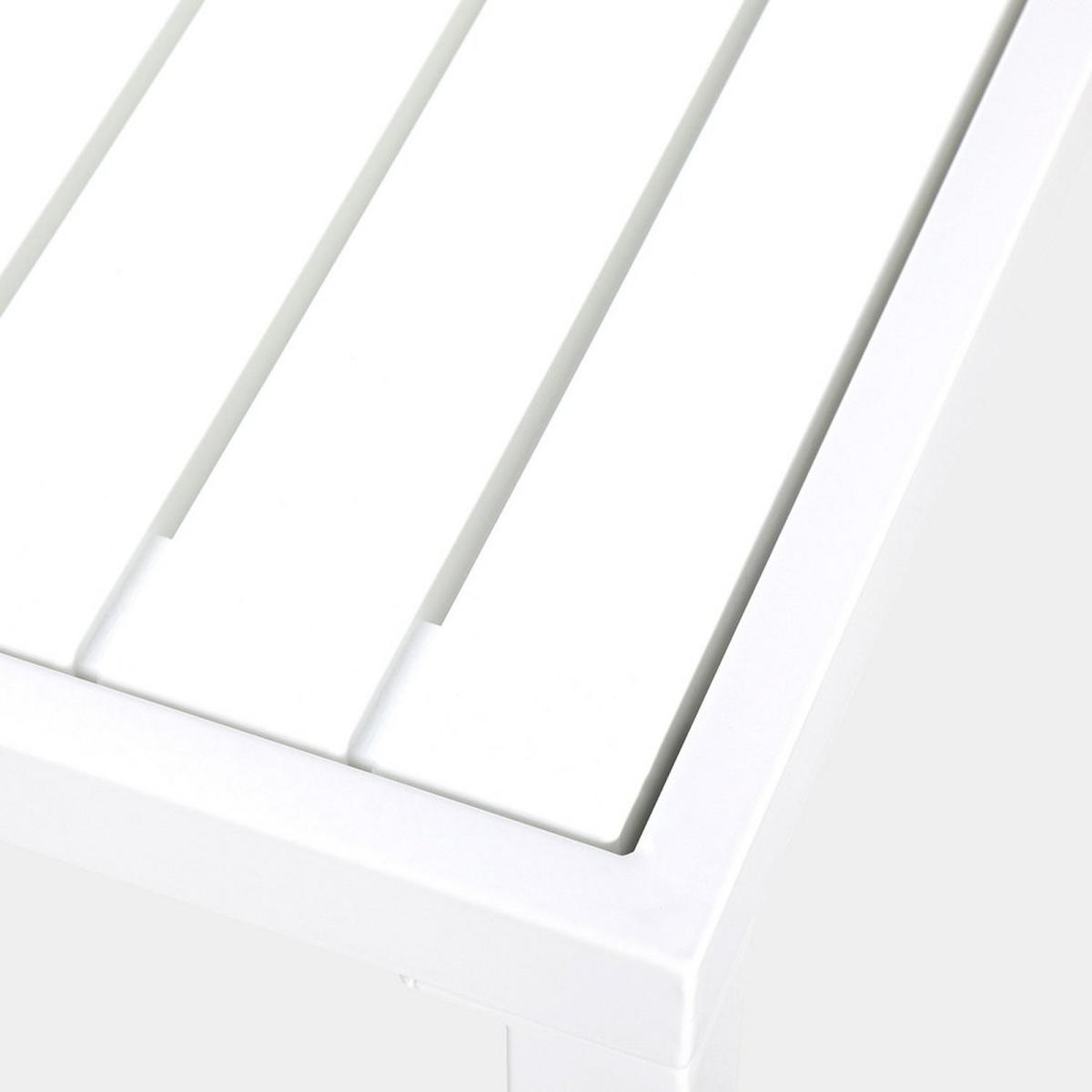 ESSTISCH Jastorf Weiß 84 cm x 76 cm - Weiß, Kunststoff (84/84/76cm) - Klast Home