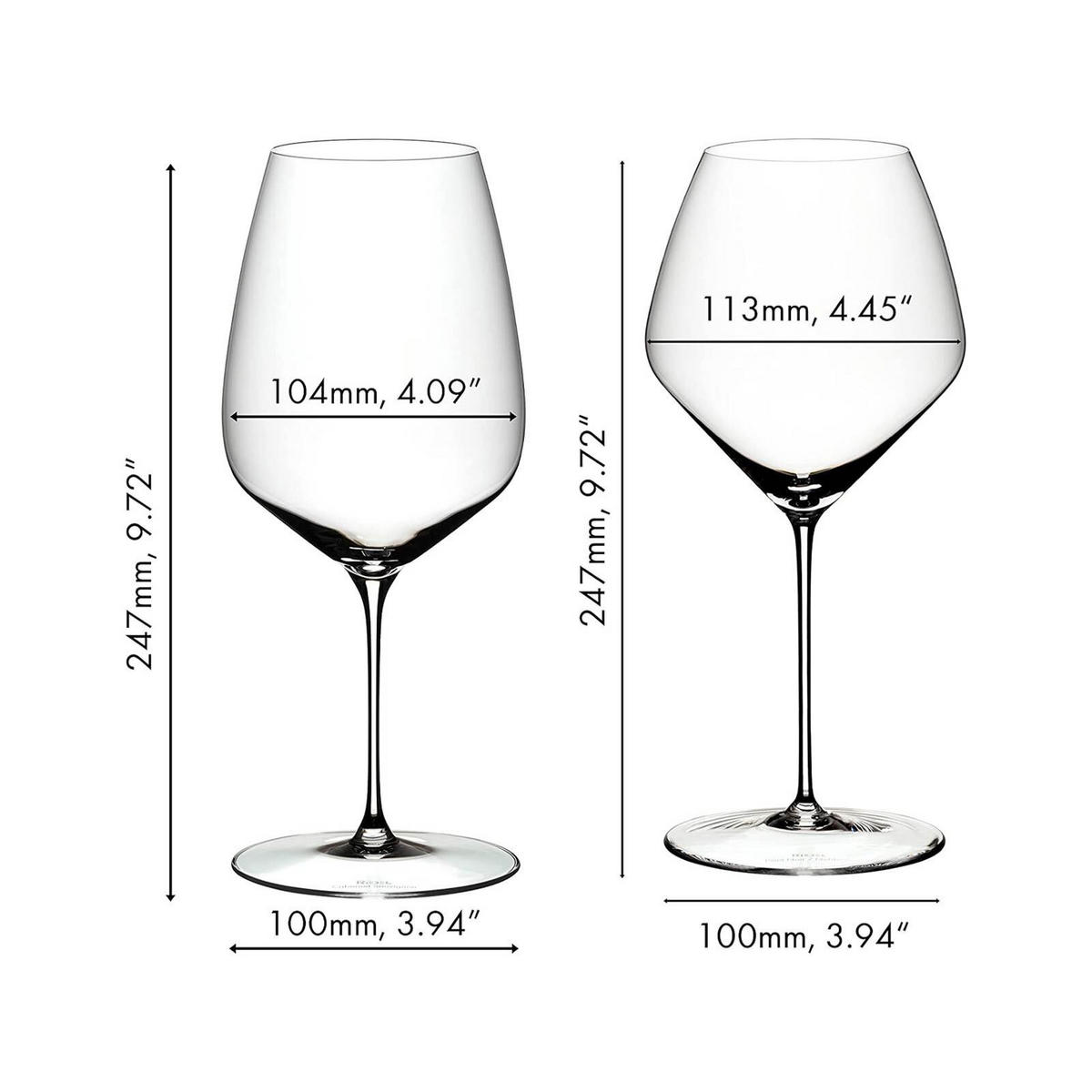 ROTWEINGLÄSER Veloce transparent 4er Set - Transparent, Glas (0.001L) - Riedel
