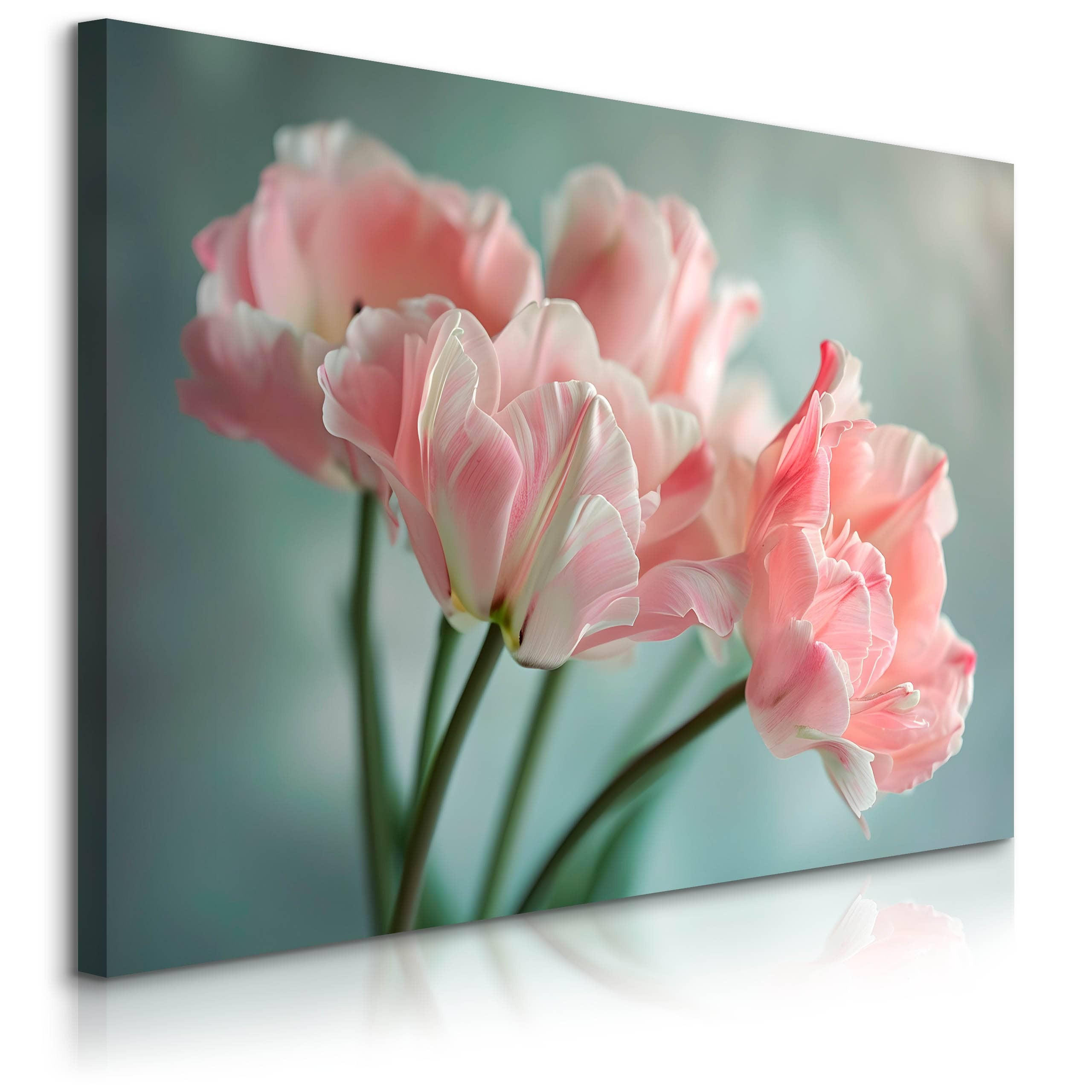 Muralo Leinwandbild Rosa 100x70 cm
