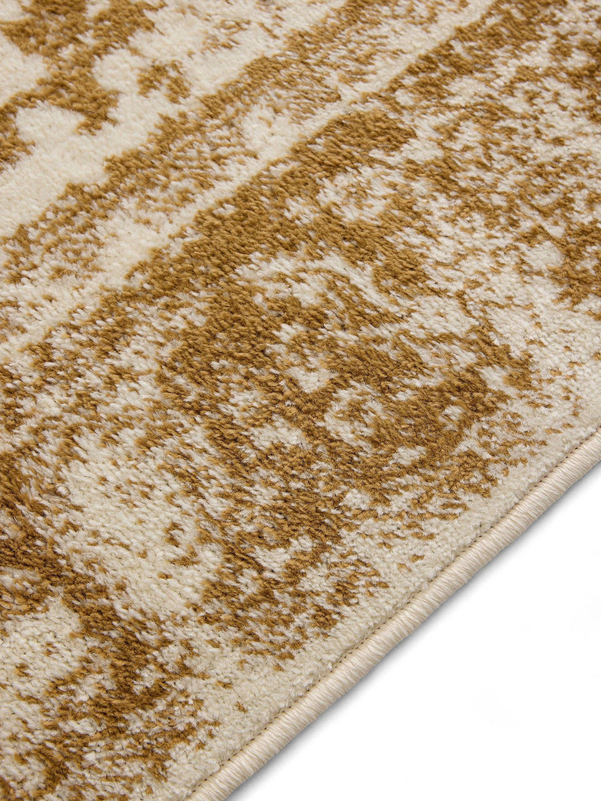 VINTAGE-TEPPICH Suki 120/170 cm - Gelb/Creme, Kunststoff (120/170cm) - benuta