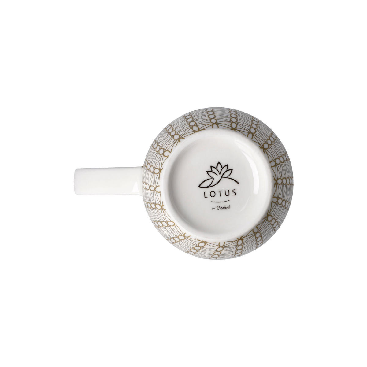 TEETASSE Blume des Lebens Weiß, Fine Bone China, Bunt, 450 ml - Multicolor, Keramik (0.45L) - Goebel