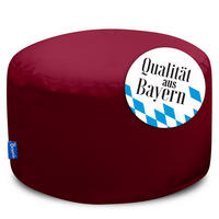 SITZPOUF L bordeaux - Bordeaux, Textil (500/300/500cm) - Bruni