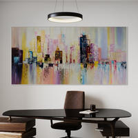ÖLGEMÄLDE XXL Bunt 200/100 cm - Multicolor, Holz/Textil (6.68/100cm) - KUNSTLOFT