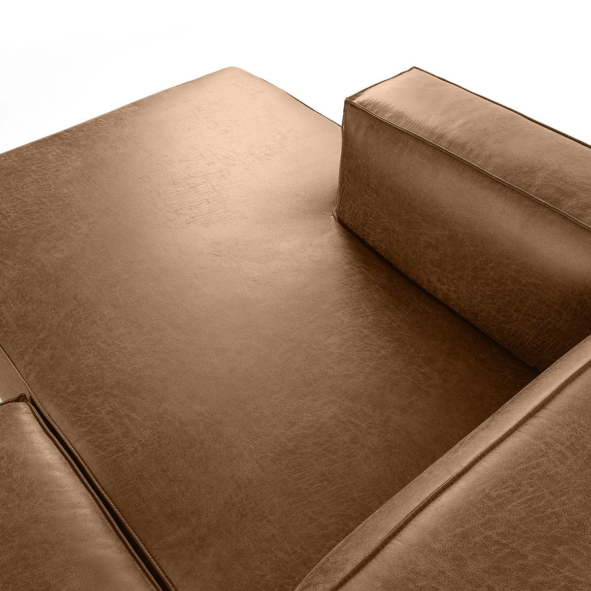 ECKSOFA LINKS FEROX, Braun - Braun, Holz/Holzwerkstoff (300/175cm) - KONSIMO®