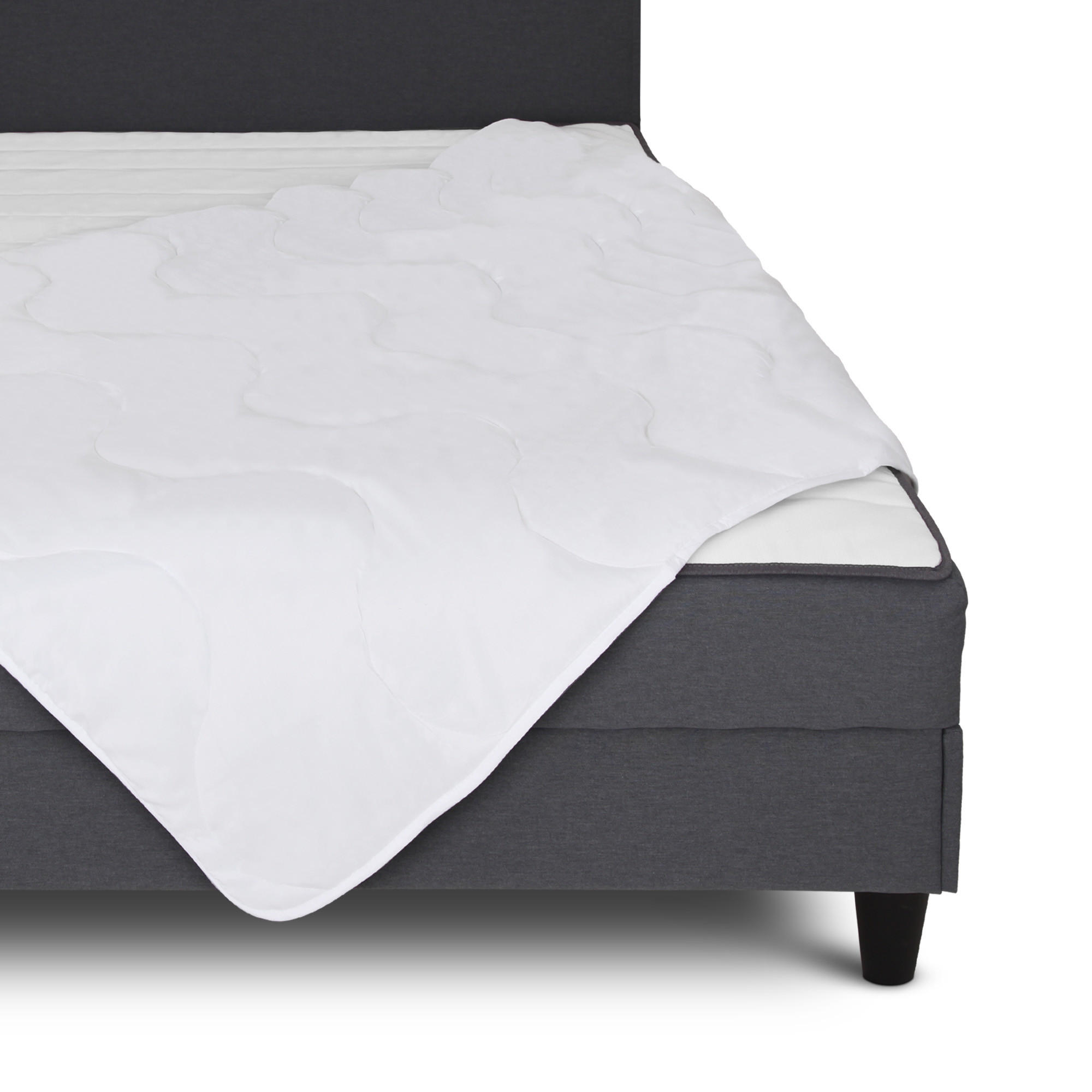 STEPPBETT Ganzjahr ca. 135 x 200 cm - Weiß, Textil (135/200cm) - Bestlivings