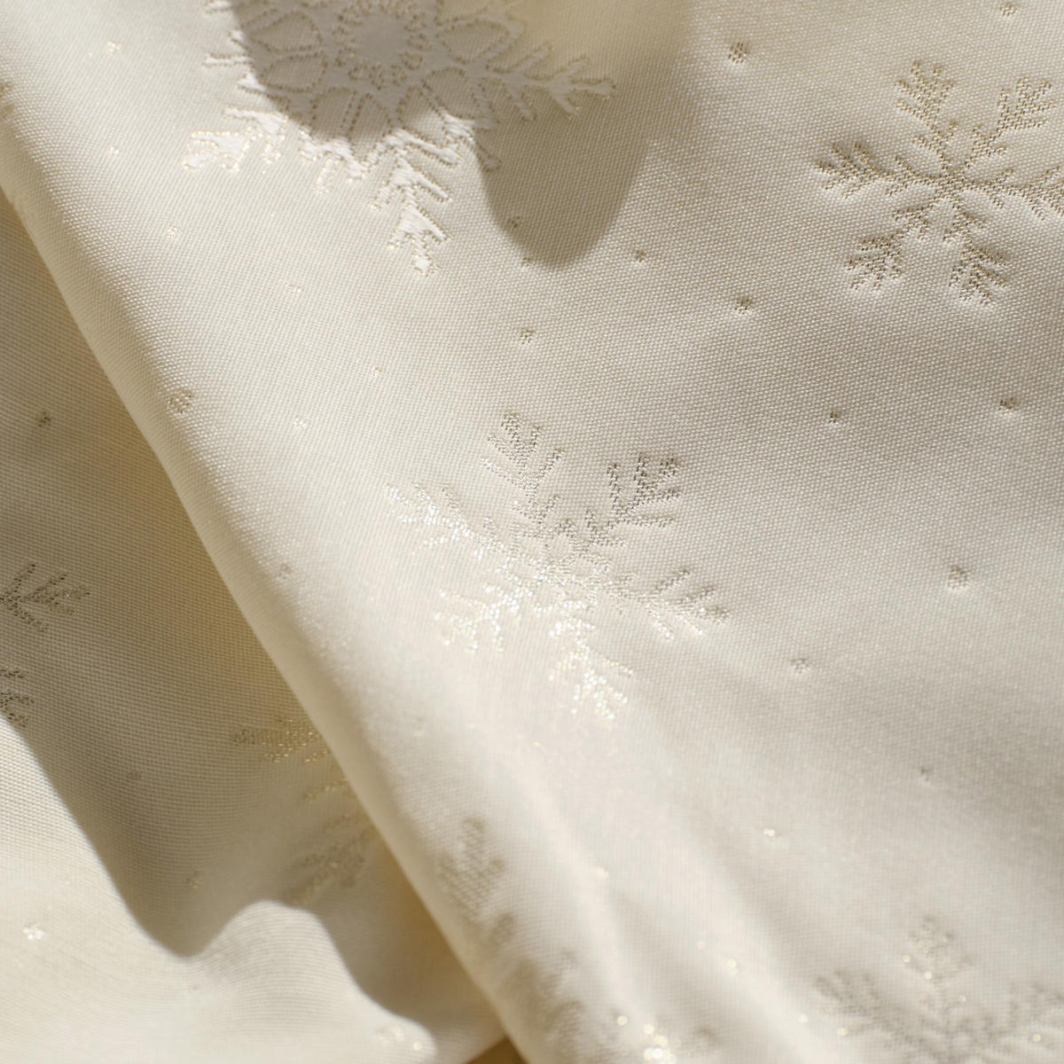 TISCHDECKE Weihnachten Preciosita 150x300 cm, Ecru - Ecru, Textil (300cm) - home&you