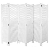 PARAVENT Weiß - Weiß, Holz (245/170/2cm) - MCW