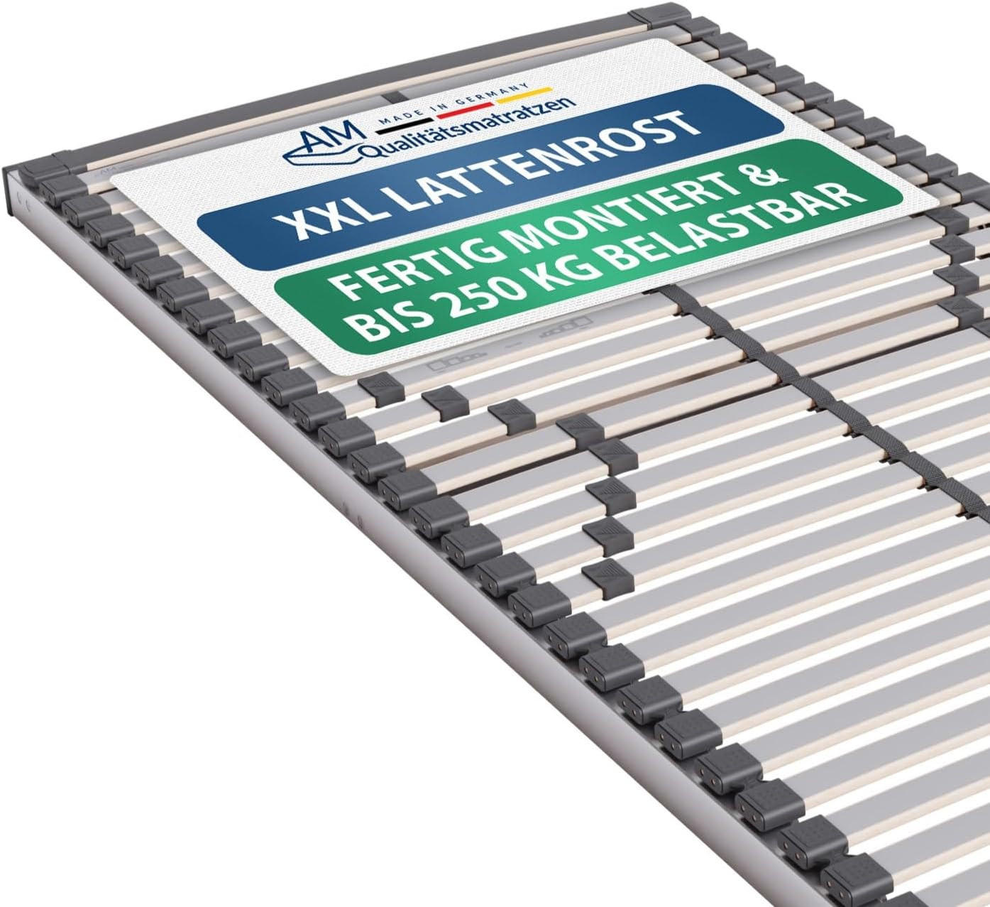 LATTENROST VERSTÄRKT 120/200 cm - Braun, Holz (120/200cm) - AM Qualitätsmatratzen