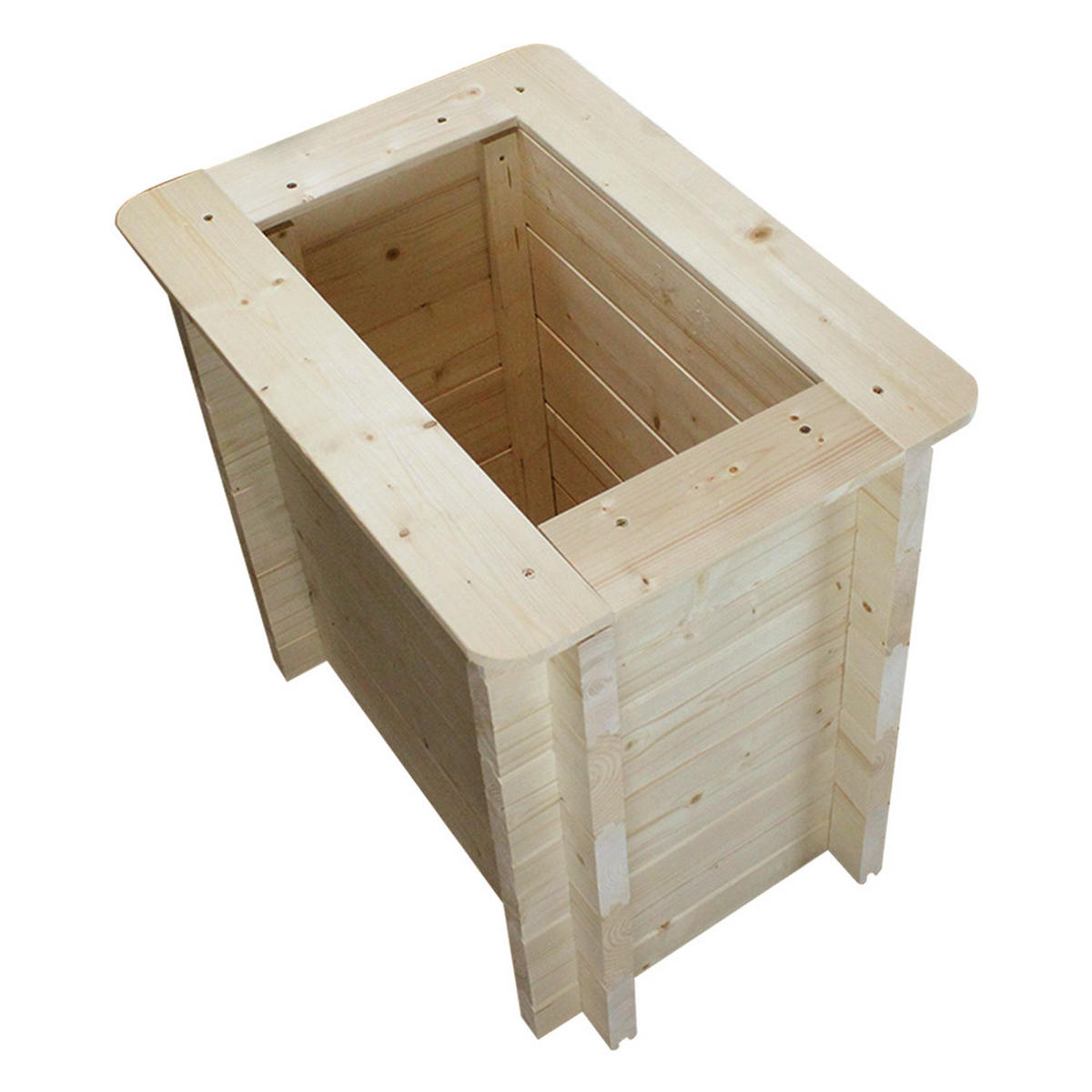 HOCHBEET HOLZ - 58x38xH57 cm - M611 - Beige, Holz (38/57/58cm) - Timbela