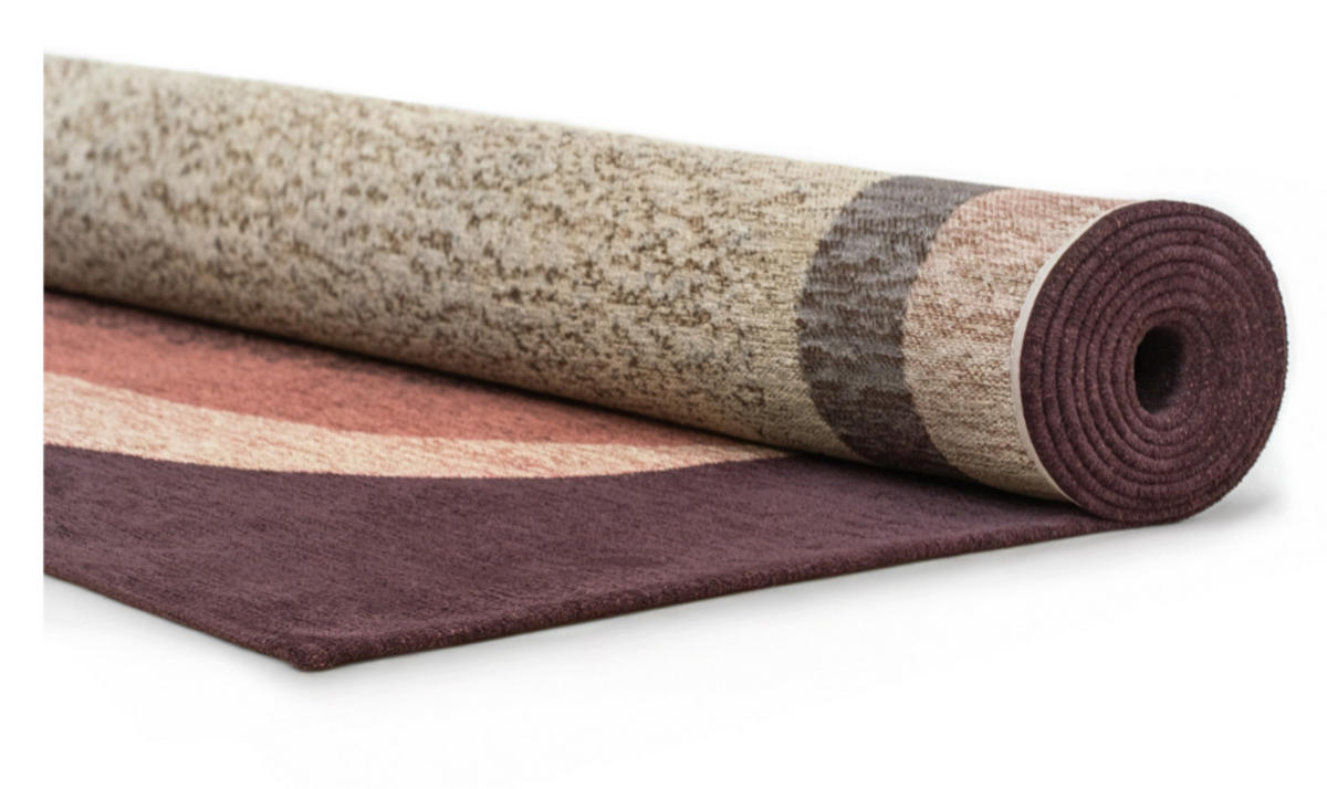 TEPPICH modern Flachgewebe AGATE Lila 240 x 340 cm - Lila, Textil (240/340cm) - Novatrend