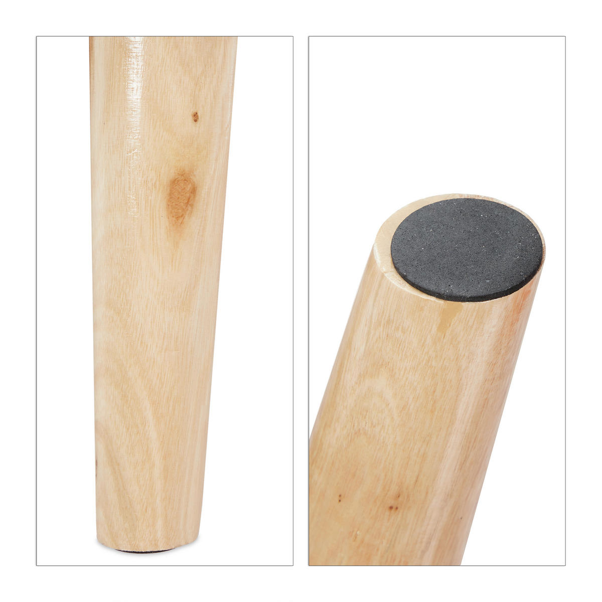 SITZBANK - Braun, Holz/Holzwerkstoff (80/41/40cm) - Relaxdays