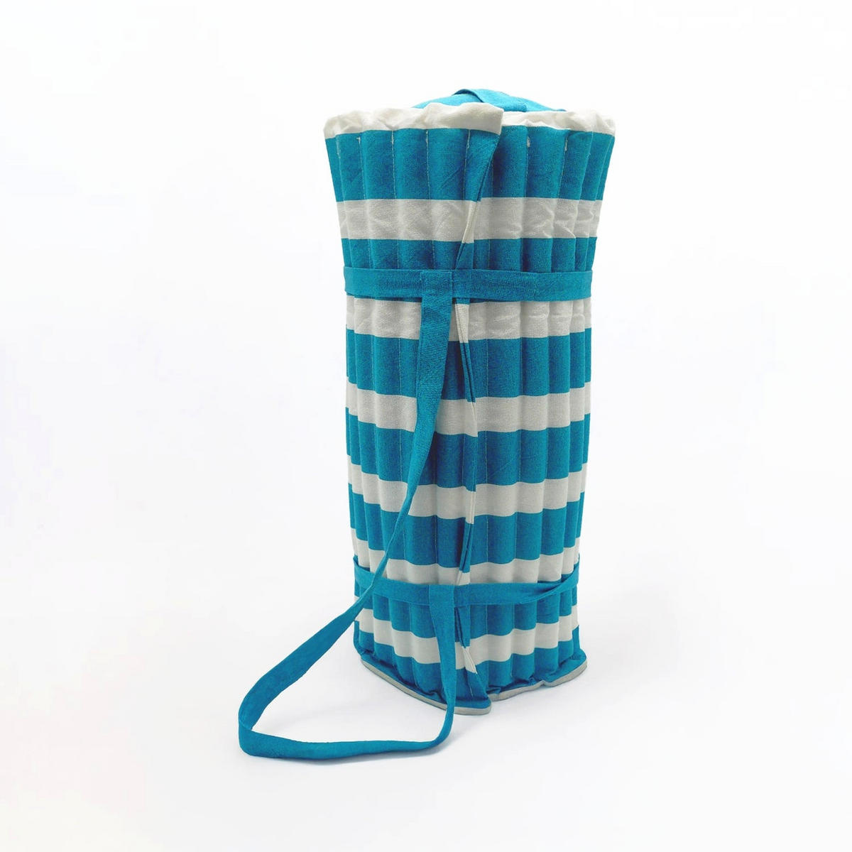 STRANDMATTE Blau 60x180 - Bahia Petrolblau - Blau, Textil (180/2/60cm) - LE COMPTOIR DE LA PLAGE