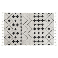 KURZFLOR-TEPPICH Khemisset 200/140 cm - Weiß, Textil (140/200cm) - Beliani