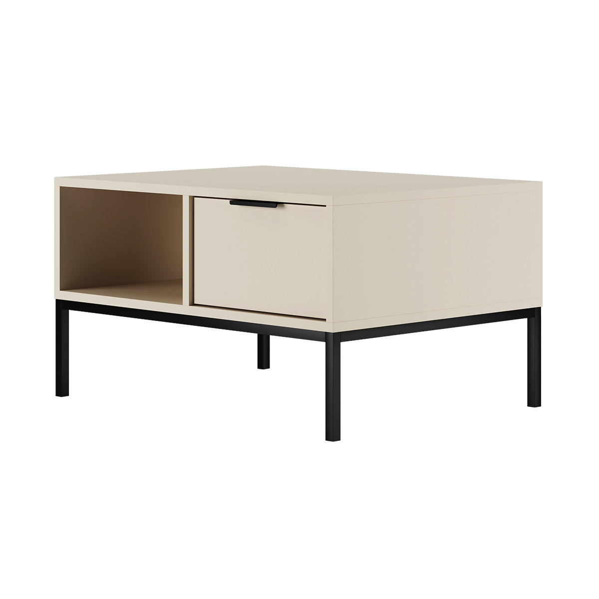 COUCHTISCH Seattle Kaschmir - Beige, Holzwerkstoff (60/80/45.4cm) - Petits-meubles