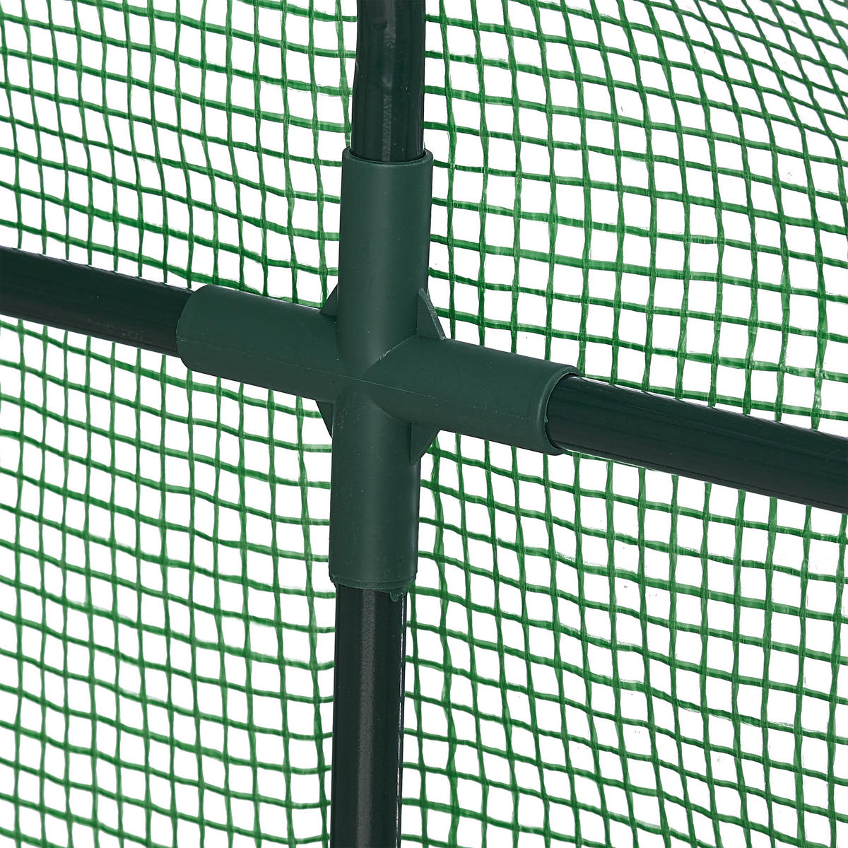 FOLIENFRÜHBEET - Dunkelgrün, Kunststoff/Metall (120/60/60cm) - Relaxdays