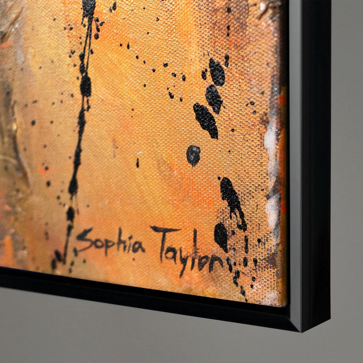 GEMÄLDE Element der Weiblichkeit Schattenfugenrahmen Schwarz 120x80 cm - Schwarz, Holz (120/80cm) - YS-art gallery