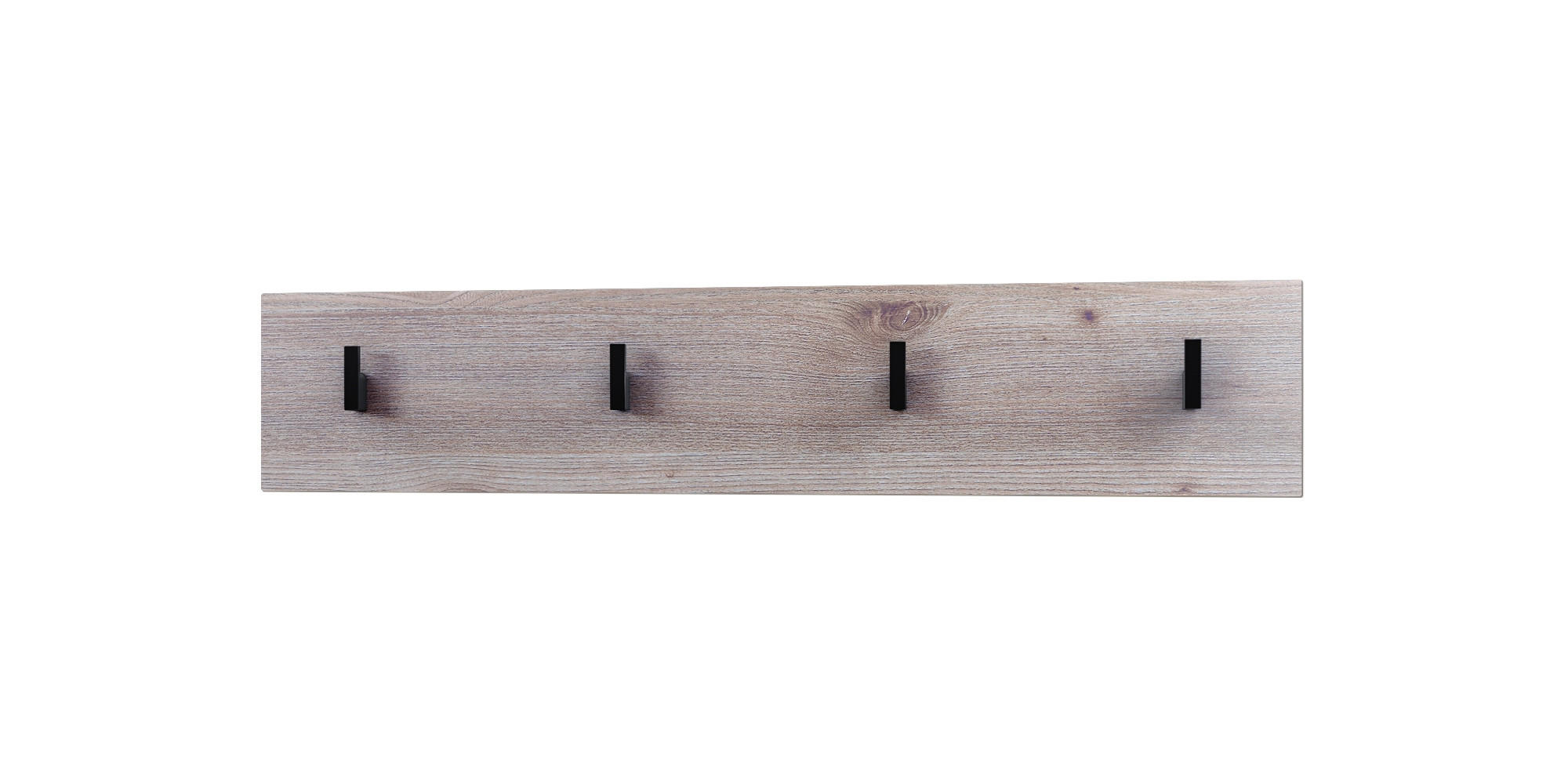GARDEROBENPANEEL Linea Eiche Nordic - Silbereichenfarben, Holzwerkstoff (72.5/14.5/3.5cm) - Vladon