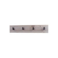 GARDEROBENPANEEL Linea Eiche Nordic - Silbereichenfarben, Holzwerkstoff (72.5/14.5/3.5cm) - Vladon