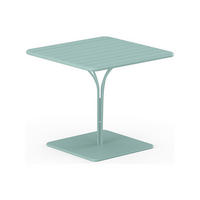 GARTENTISCH - L. 80 cm - Metall - Mandelgrün - MIRMANDE von MYLIA - Grün, Metall (80/80/75cm) - Vente-Unique