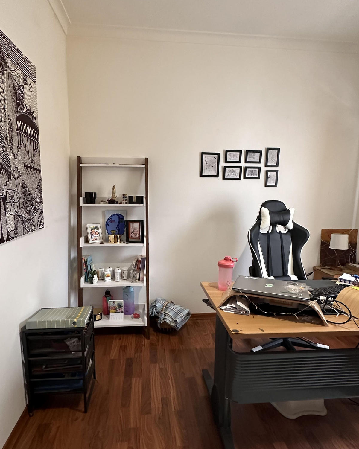 KANCELÁŘSKÁ ŽIDLE Umělá kůže Černá/Bílá Gamer - černá, textil/plast (71/125/71cm) - Beliani