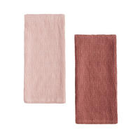 GESCHIRRTUCH-SET Disheri (2er-Set) - Hellrosa, Textil (45/65cm) - home&you