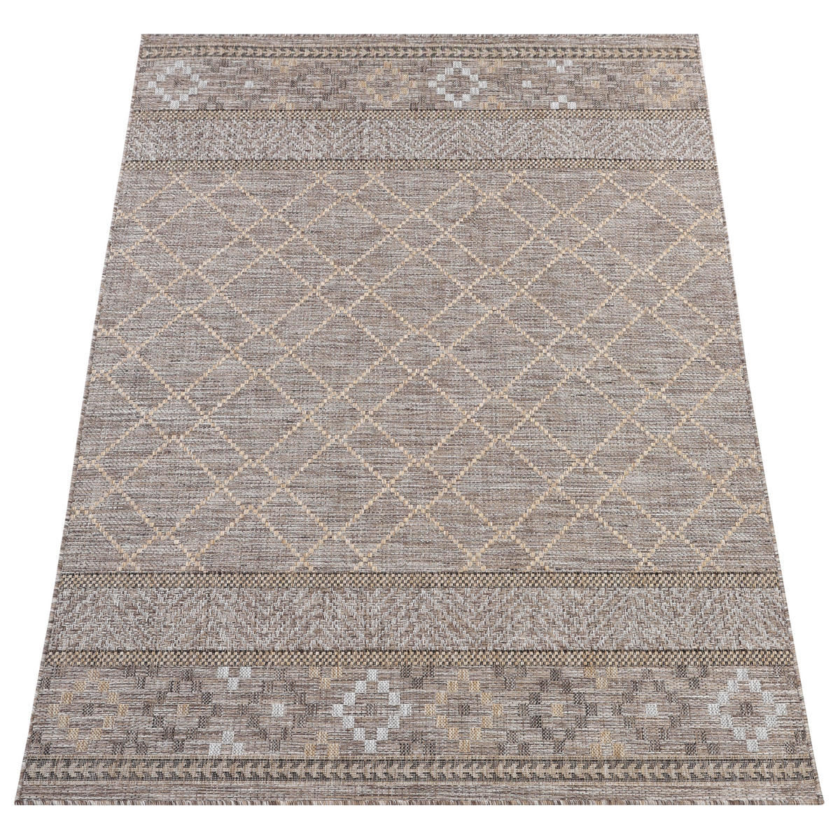 TEPPICH MELISSA BRAUN 240/300 cm - Braun, Textil (240/300cm) - Tapiso