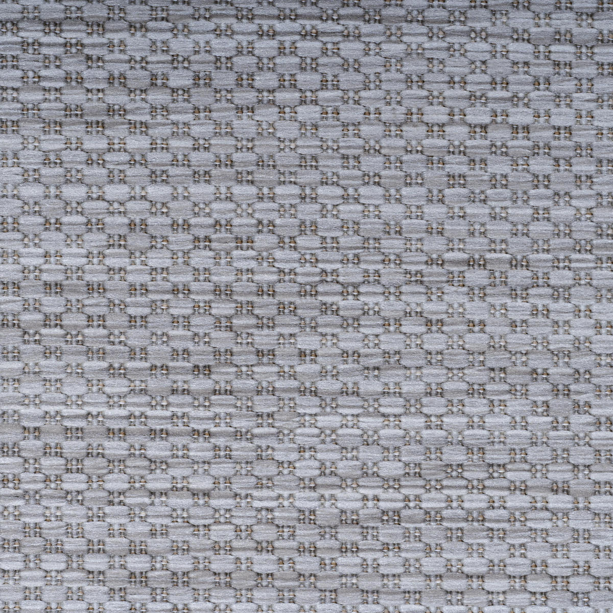 TEPPICH Outdoor Flachgewebe Uni-Design Polypropylen Balkon Silber Läufer 80x150 - Silberfarben, Textil (80/150cm) - KADIMA DESIGN