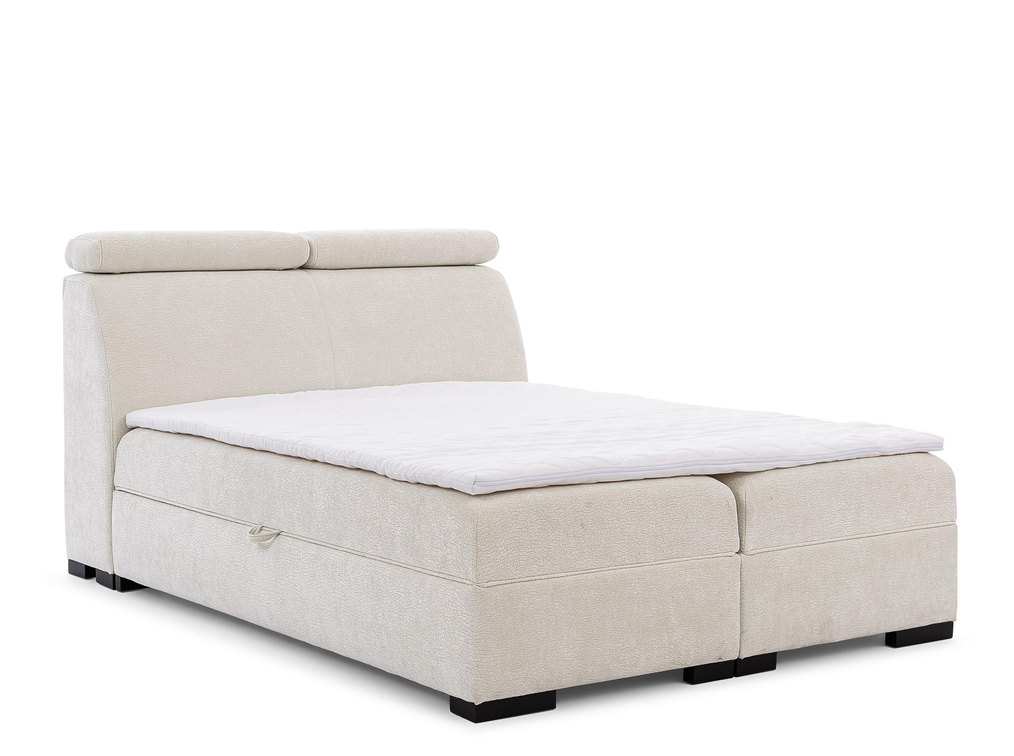 Fun Möbel Boxbett Weiß 120x200 cm