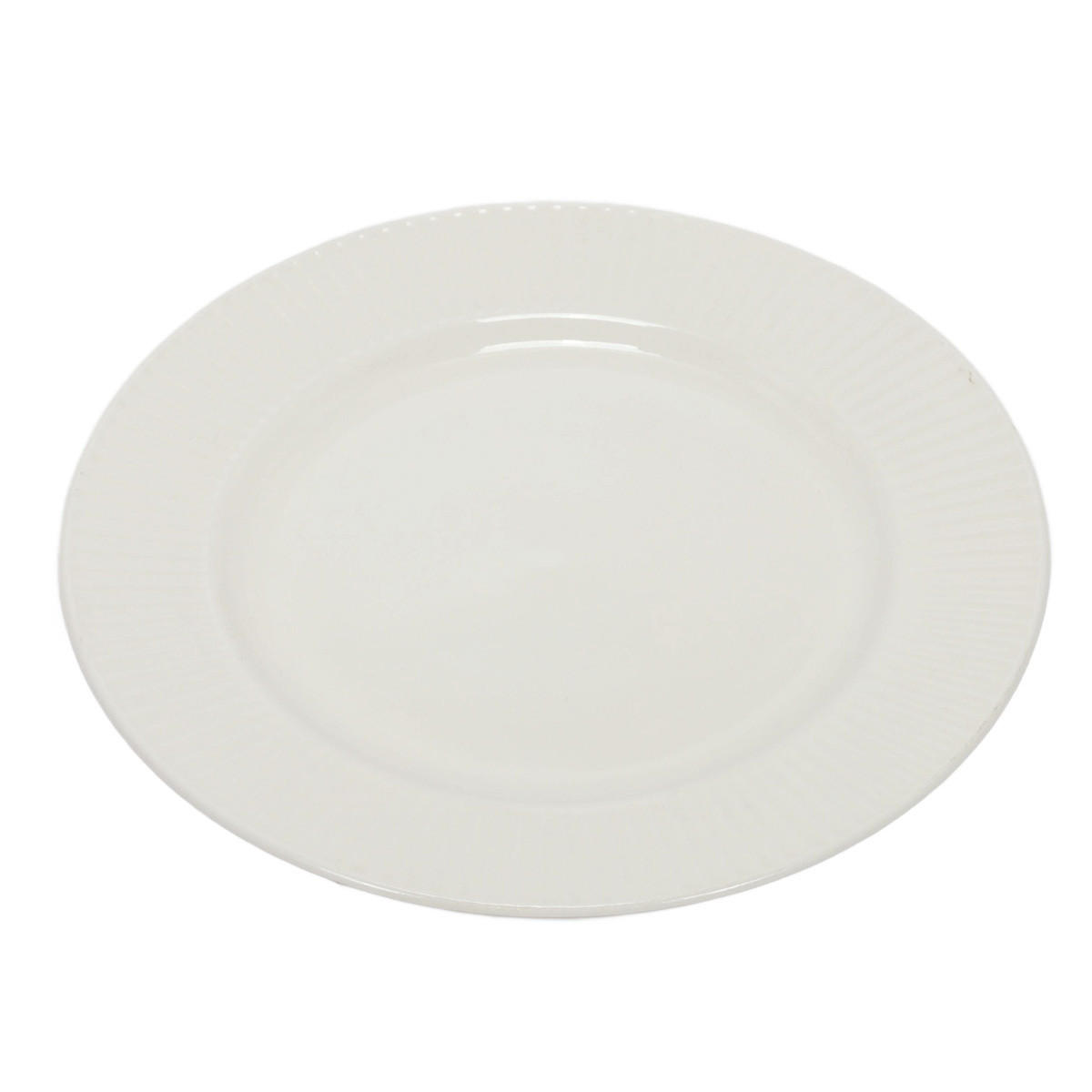 PORZELLANTELLER Weiß 20/20/1,8 cm - Weiß, Keramik (20cm) - Siaki