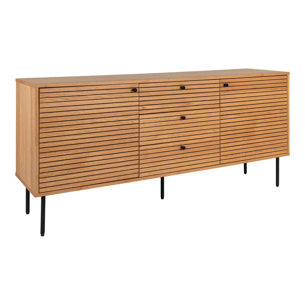 SIDEBOARD eiche - Eichefarben, Holzwerkstoff (150/74/40cm) - ebuy24
