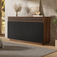 SIDEBOARD 150x40x85 cm Holzoptik schwarz - Schwarz, Holz (150/85/40cm) - Fortuna Lai