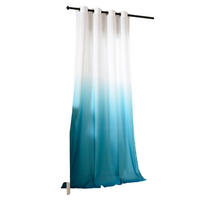 VORHANG FARBVERLAUF HxB 245x140 cm Türkis - Türkis, Textil (140/245cm) - Gardinenbox