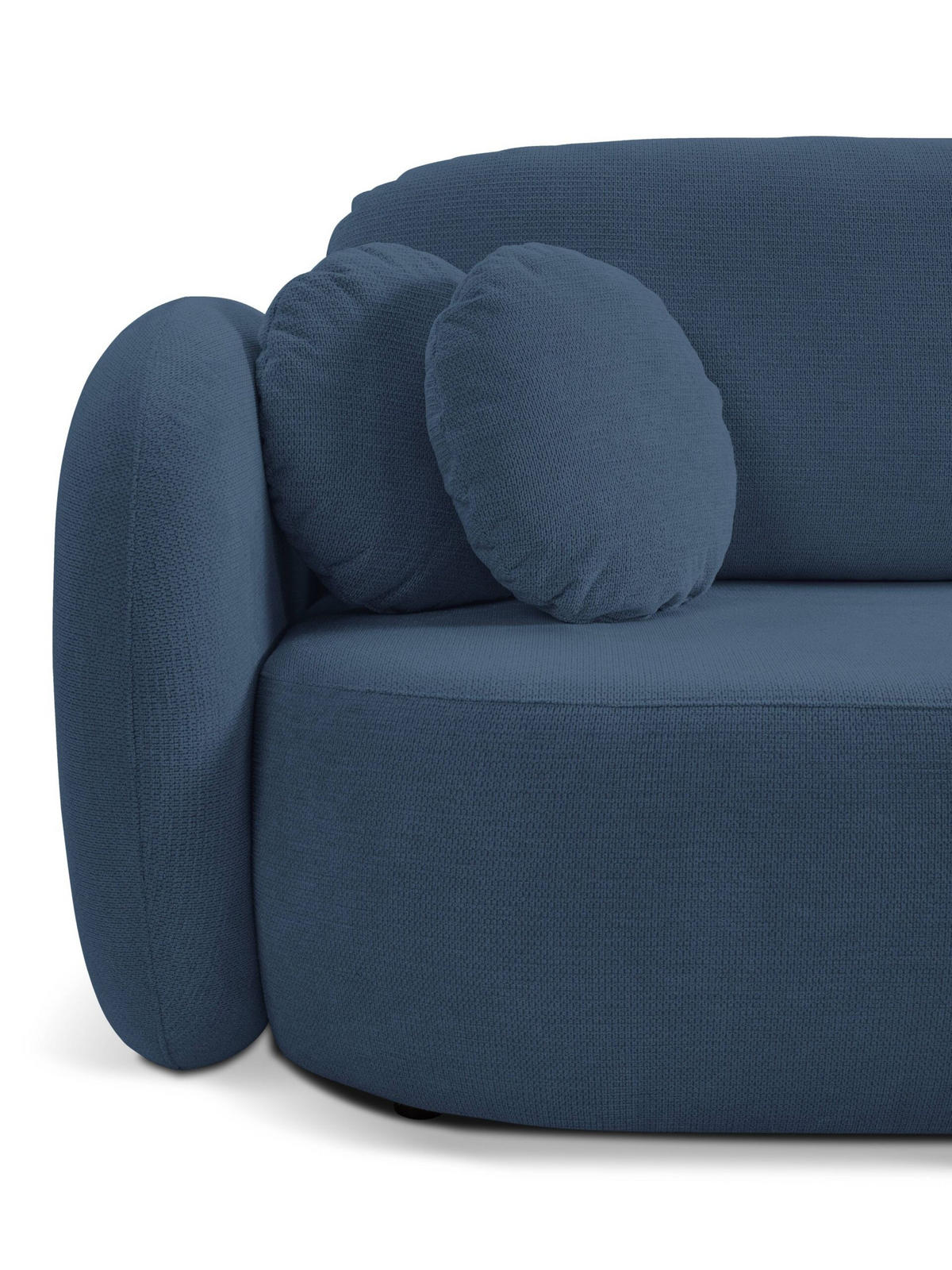 ECKSOFA Olena - Dunkelblau (Aragon 79) - Dunkelblau, Holzwerkstoff (248/174cm)