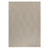 TEPPICH Outdoor Flachgewebe Berber-Muster Polypropylen Terrasse Beige Rechteckig 120x170 - Beige, Textil (120/170cm) - KADIMA DESIGN