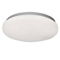 LED DECKENLEUCHTE Metall Weiß Opal - Weiß, Metall (29/29/6.1cm) - Globo Lighting