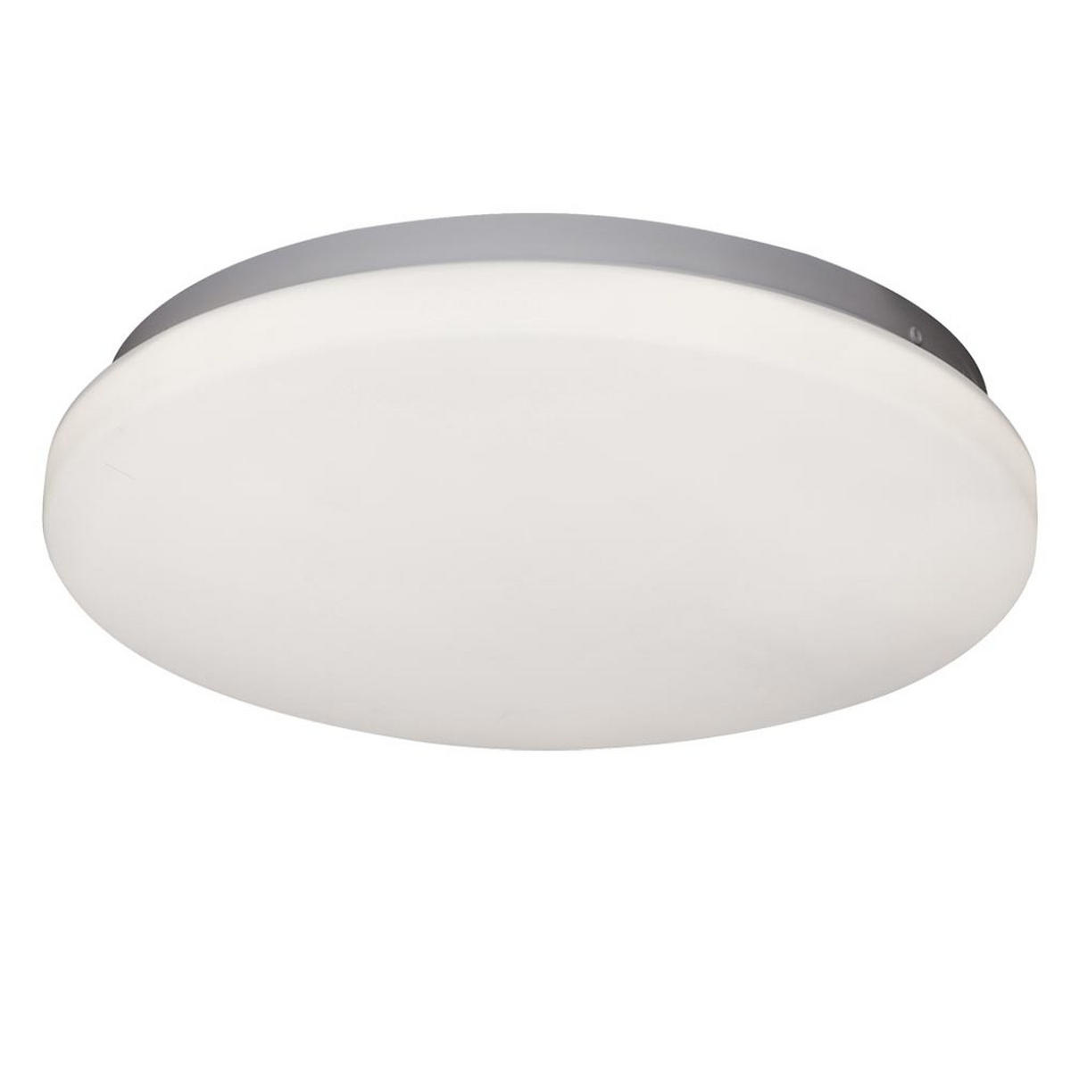 LED DECKENLEUCHTE Metall Weiß Opal - Weiß, Metall (29/29/6.1cm) - Globo Lighting
