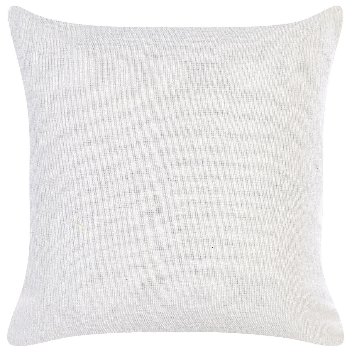 DEKOKISSEN 2er-Set Weiß 45/45 cm Marula - Weiß, Naturmaterialen/Textil (45/45cm) - Beliani