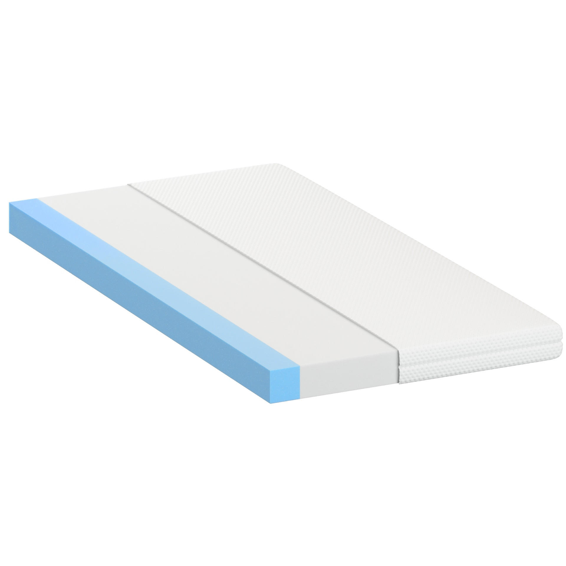 BABYMATRATZE 70/140 cm - 9cm Höhe & Viskose Bezug - Weiß, Textil (70/140cm) - AM Qualitätsmatratzen