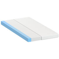 BABYMATRATZE 60/120 cm - 9cm Höhe & Viskose Bezug - Weiß, Textil (60/120cm) - AM Qualitätsmatratzen