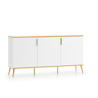 SIDEBOARD Zora Weiß - Weiß, Holzwerkstoff (170/88/40cm) - Petits-meubles