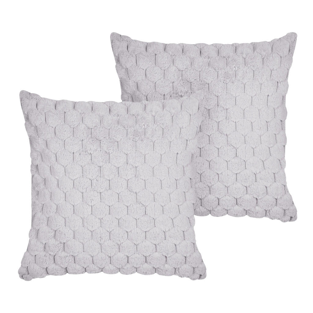 PERNĂ DECORATIVĂ set de 2 gri deschisă 43/43 cm Purslane