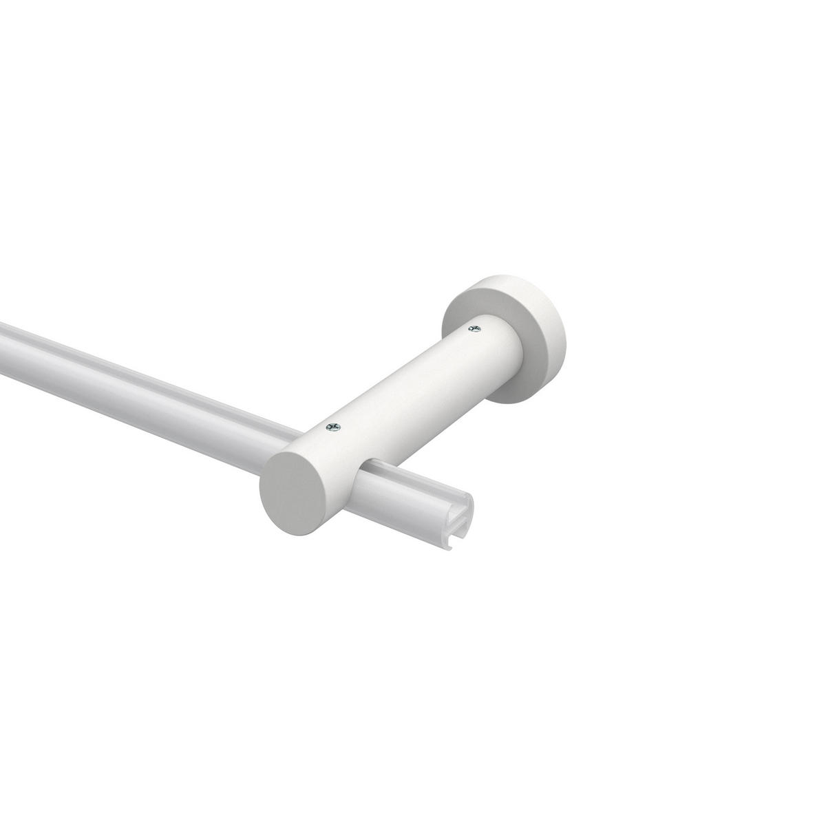 TRÄGER FÜR GARDINENSTANGEN INNENLAUF 20 mm Ø, Talent 1-läufig, Weiß - Weiß, Holz (15/5.3/5.3cm) - INTERDECO